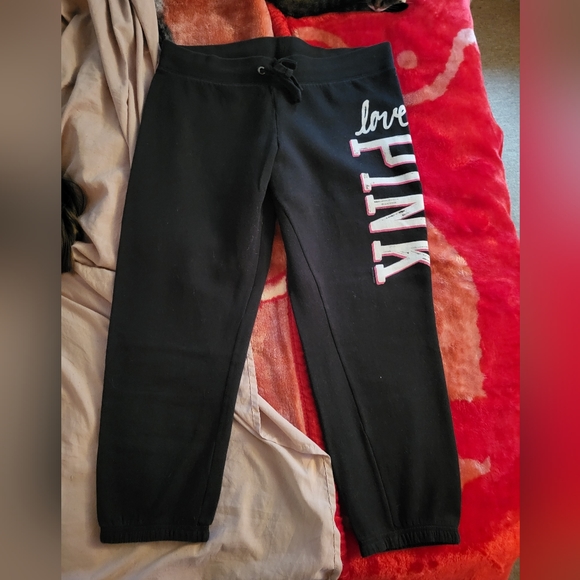 Vs pink vintage sweatpants, size large. - Picture 4 of 8